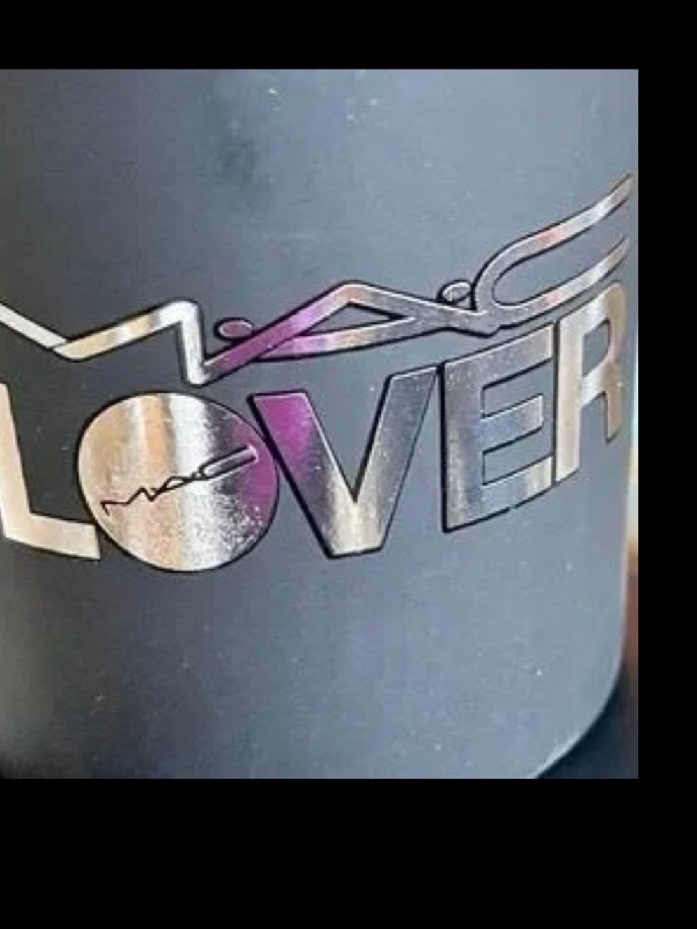 Love Black MAC LOVER Candle with White Logo - Picture 5 of 7